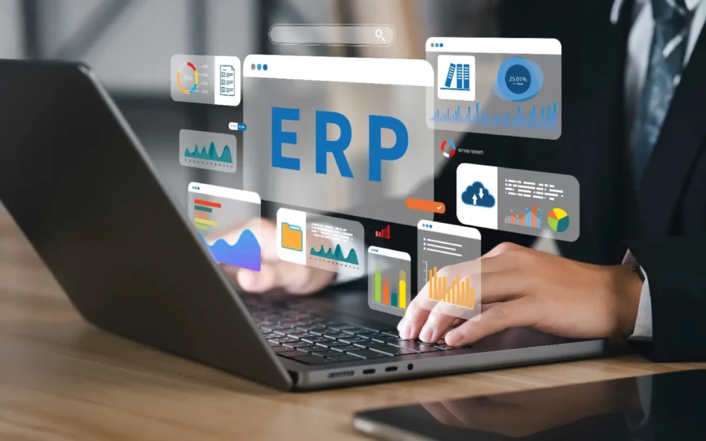 Business leader running operations on one ERP platform
